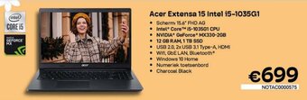CompuDeals Acer Extensa 15 Intel i5-1035G1 aanbieding