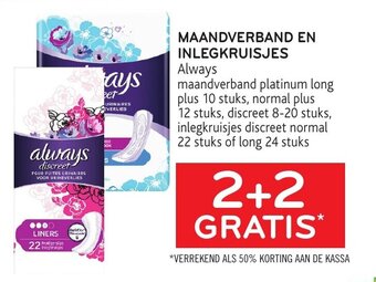 Maandverband En Inlegkruisjes