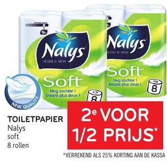 Alvo Toiletpapier Nalys soft aanbieding