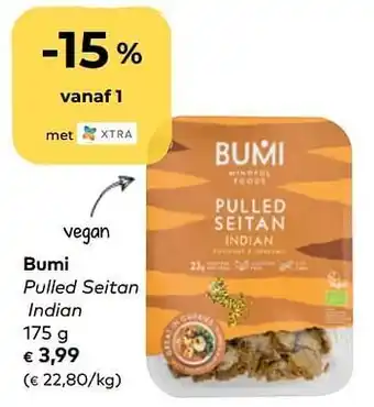 Bumi pulled seitan indian 175g