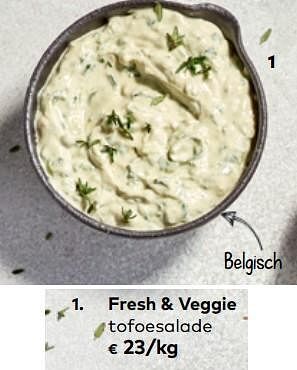 Bio Planet Fresh + veggie tofoesalade aanbieding