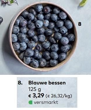 Bio Planet Blauwe bessen 125g aanbieding