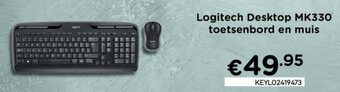 CompuDeals Logitech Desktop MK330 toetsenbord en muis aanbieding