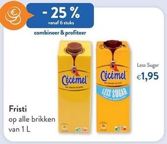 OKay Cécémel less sugar aanbieding