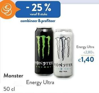 OKay Monster energy ultra aanbieding