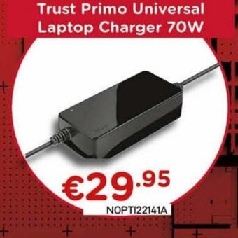 CompuDeals Trust Primo Universal Laptop Charger 70W aanbieding