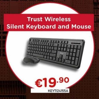 CompuDeals Trust Wireless Silent Keyboard and Mouse aanbieding