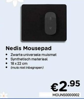 CompuDeals Nedis Mousepad aanbieding