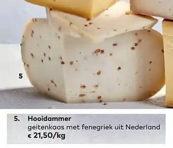 Bio Planet Hooidammer geitenkaas met fenegriek uit nederland aanbieding