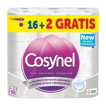Delhaize Toiletpapier | Wit | 16+2 Gratis | Eco aanbieding
