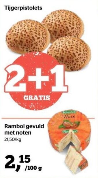 Rambol gevuld met noten
