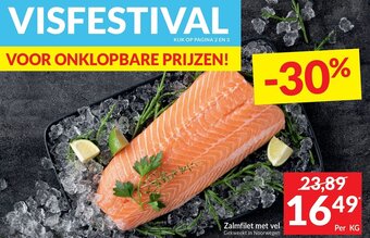 Zalmfilet met vel