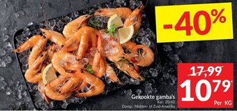 Intermarché Gekookte gamba's aanbieding