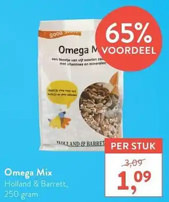 Holland & Barrett Omega mix holland + barrett 250g aanbieding