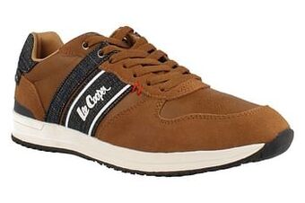 Berca Shoes Lee Cooper Sneaker Edware Ortoise - Cognac aanbieding