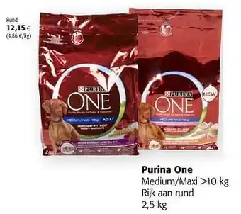Colruyt Purina one rund aanbieding
