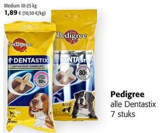 Colruyt Pedigree dentastix medium aanbieding