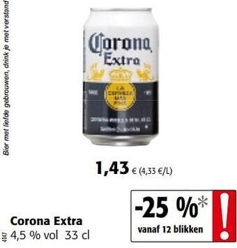 Colruyt Corona extra aanbieding