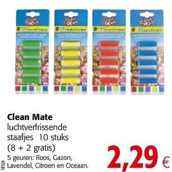 Colruyt Clean mate luchtverfrissende staafjes aanbieding