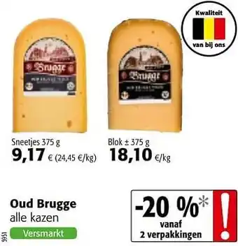 Colruyt Oud brugge alle kazen aanbieding