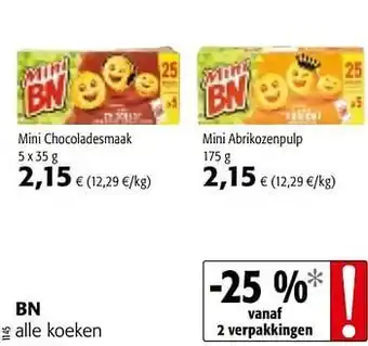 Colruyt Bn alle koeken aanbieding