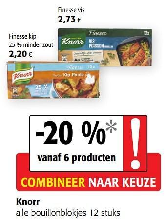Colruyt Knorr alle bouillonblokjes aanbieding