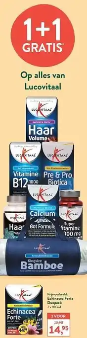 Holland & Barrett Lucovitaal echinacea forte duopack 2 x 100 ml aanbieding