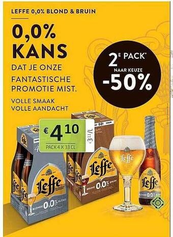 BelBev Leffe Blond & Bruin aanbieding