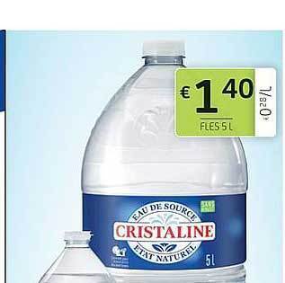 BelBev Cristaline aanbieding