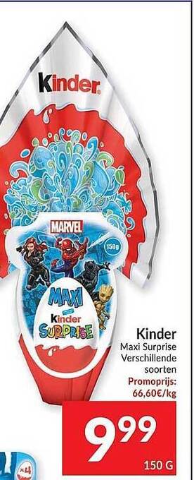 Intermarché Kinder Maxi Surprise aanbieding