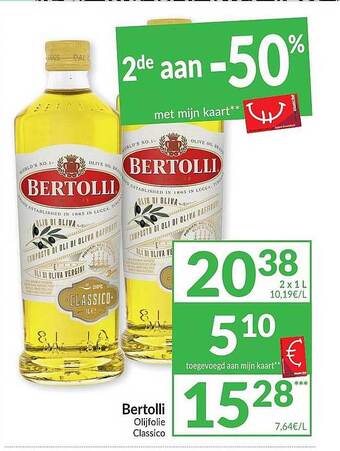 Intermarché Bertolli Olijfolie aanbieding