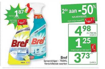 Intermarché Bref Sprayreiniger aanbieding