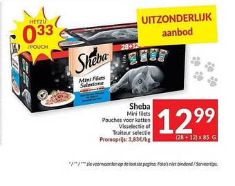 Intermarché Sheba Mini Filets aanbieding