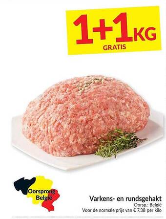 Intermarché Varkens En Rundsgehakt aanbieding