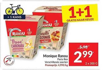 Intermarché Monique Ranou Pasta Box aanbieding