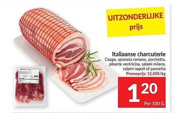 Intermarché Italiaanse Charcuterie aanbieding