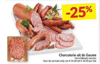 Intermarché Charcuterie Uit De Gaume aanbieding