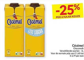 Intermarché Cécémel Chocomelk aanbieding
