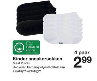 Zeeman Kinder Sneakersokken aanbieding