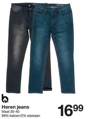 Zeeman Heren Jeans aanbieding