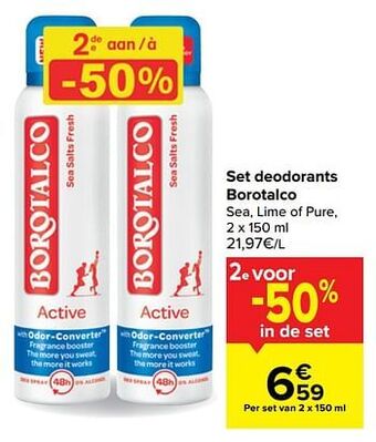 Set deodorants borotalco