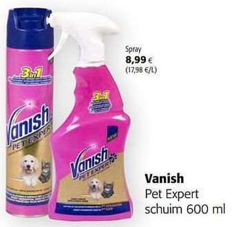 Colruyt Vanish pet expert spray aanbieding