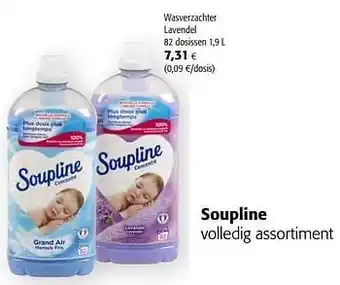 Colruyt Soupline wasverzachter lavendel aanbieding