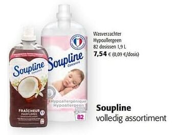 Colruyt Soupline wasverzachter hypoallergeen aanbieding