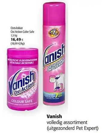 Colruyt Vanish ontvlekker oxi action color safe aanbieding