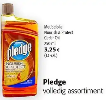 Pledge meubelolie nourish + protect cedar oil
