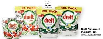 Colruyt Dreft platinum all in one aanbieding