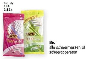 Colruyt Bic twin lady aanbieding