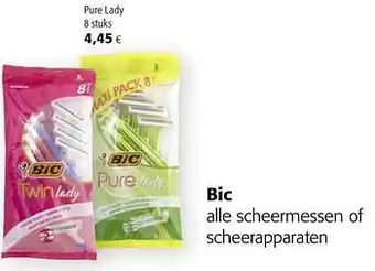 Colruyt Bic pure lady aanbieding