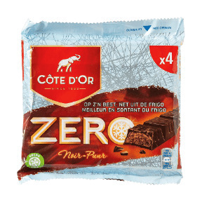 ALDI Chocolade zero dark, 4 st. aanbieding